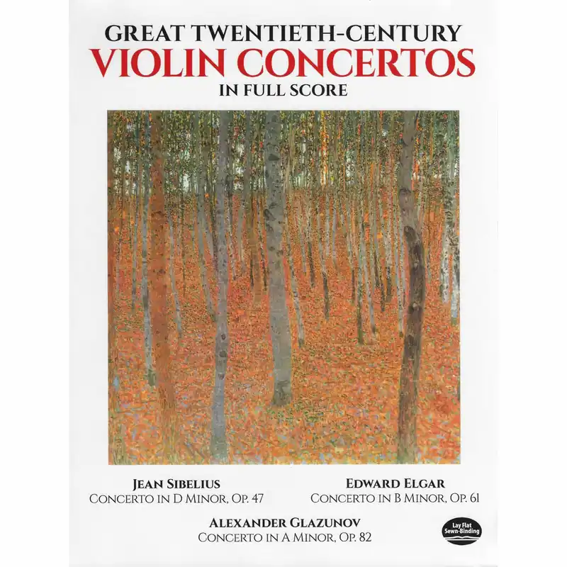 Great Twentieth-Century Violin Concertos in Full Score Popular