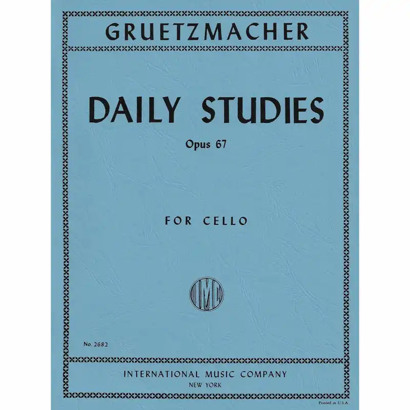 Gruetzmacher — Daily Studies, Op. 67 for Cello Luxury