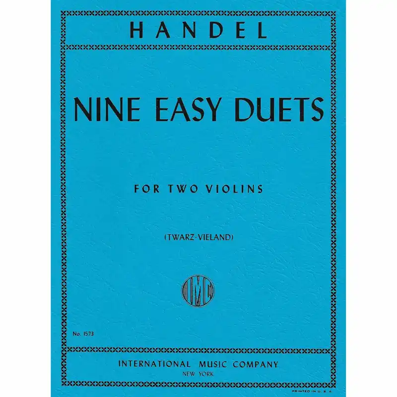 Final Sale Handel — Nine Easy Duets for Two Violins