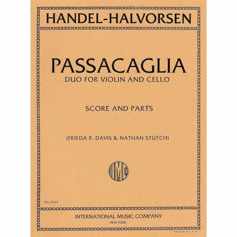 Handel — Passacaglia for Violin and Cello Low Price