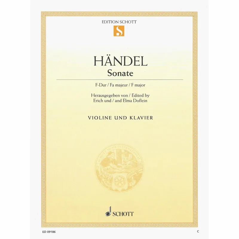 Handel — Sonata in F Major for Violin and Piano High Quality