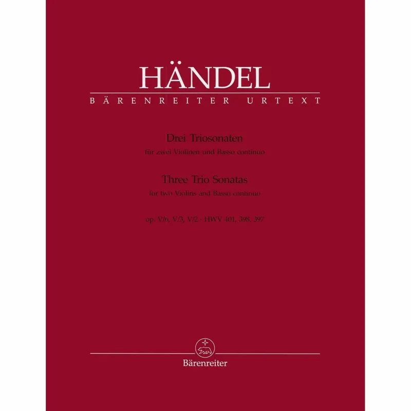 Handel — Three Trio Sonatas, Op. V, Nos. 6, 3 & 2 Viral