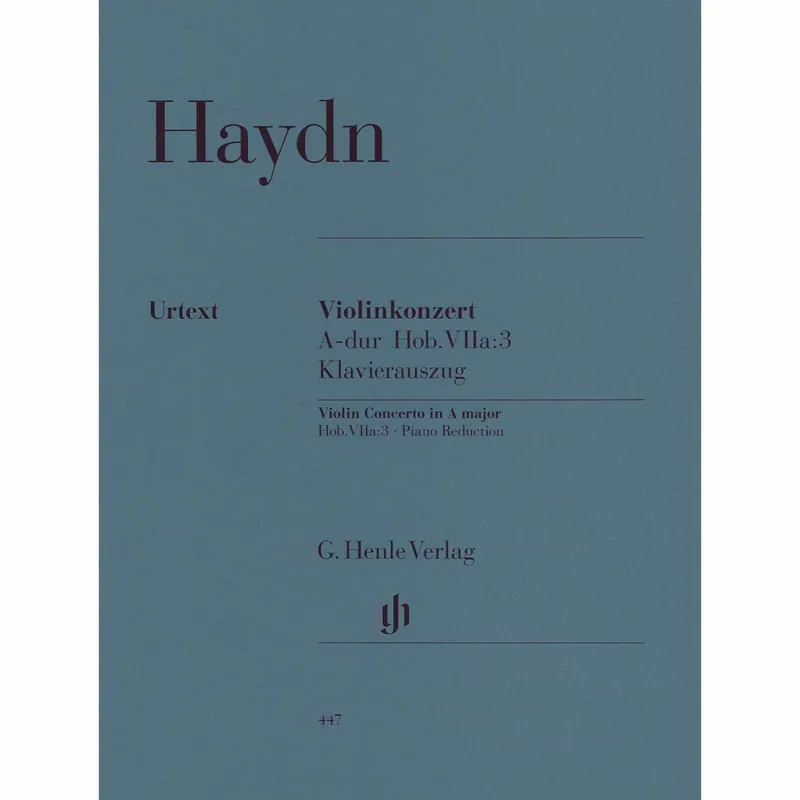 Haydn — Concerto in A Major, Hob. VIIa:3 for Violin and Piano Buy Today
