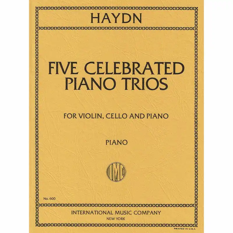 Haydn — Five Celebrated Piano Trios Buy Today