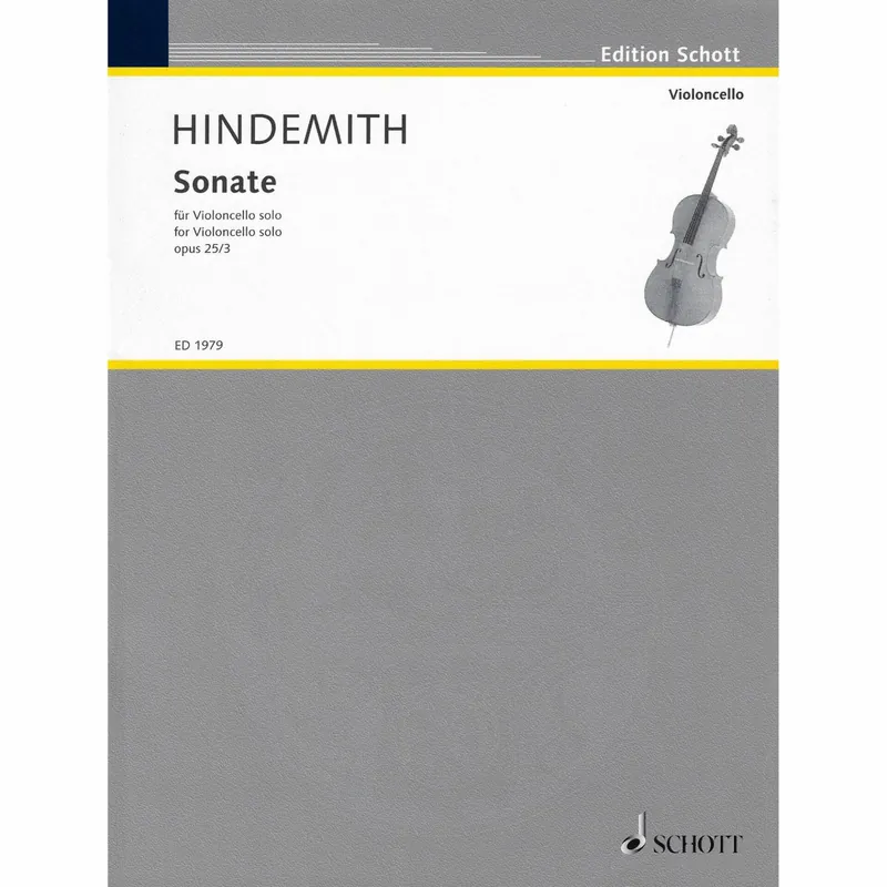 Secure Checkout Hindemith — Sonata, Op. 25/3 for Solo Cello