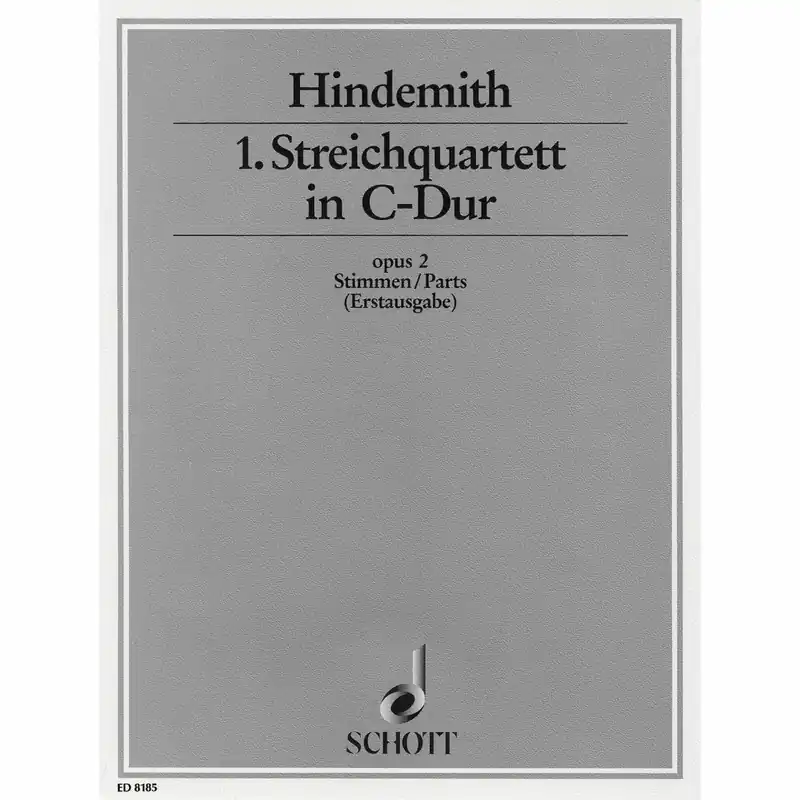Last Chance Hindemith — String Quartet No. 1 in C Major, Op. 2