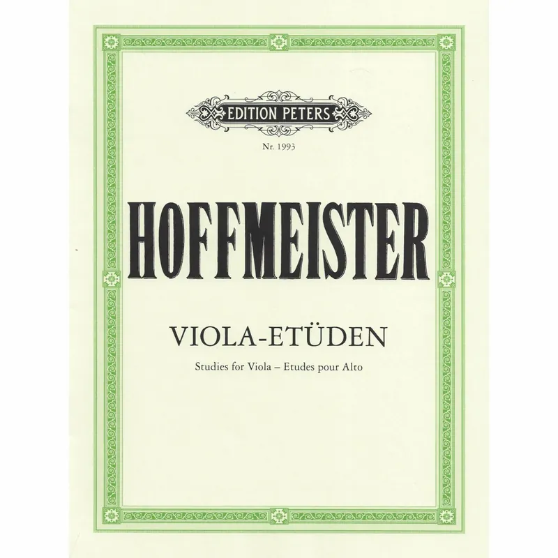 Fresh Stock Hoffmeister — Studies for Viola