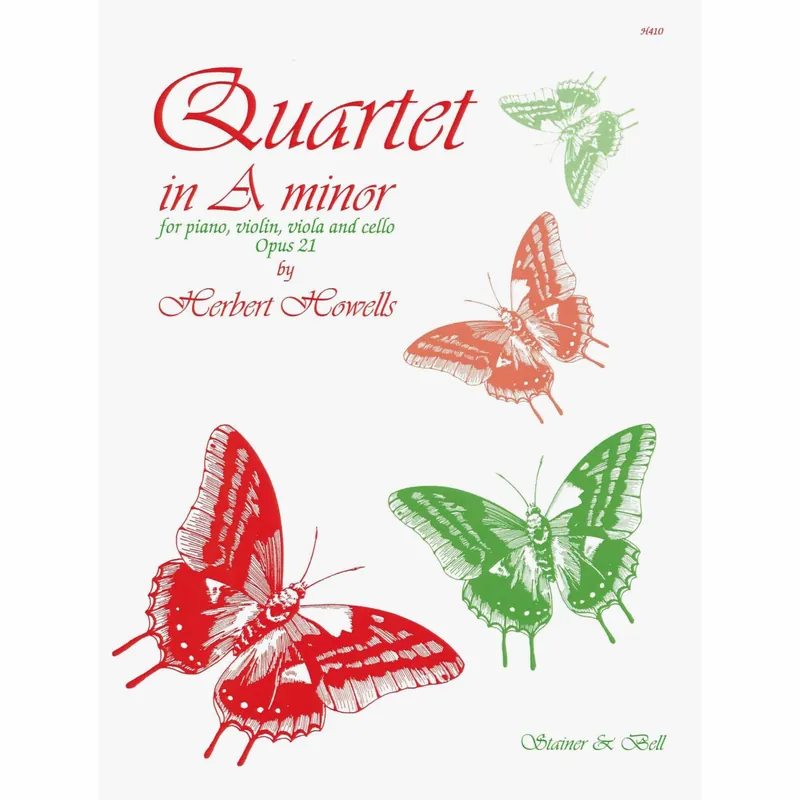 Howells — Quartet in A Minor, Op. 21 for Violin, Viola, Cello, and Piano Best Choice