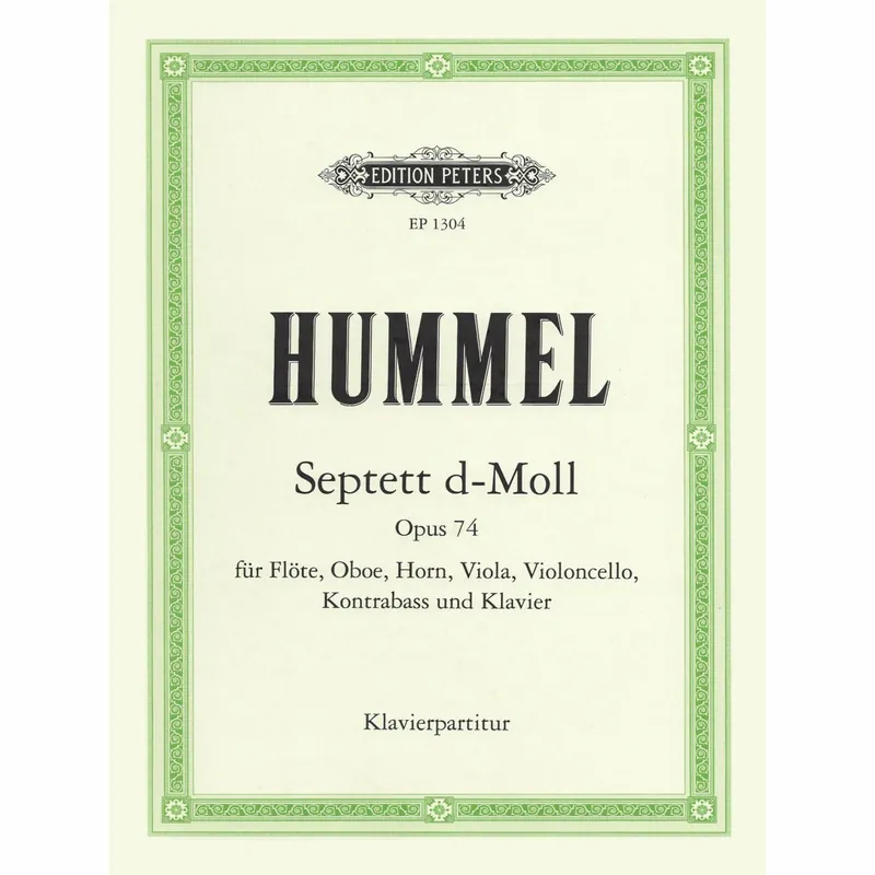 Grab Now Hummel — Septet in D Minor, Op. 74