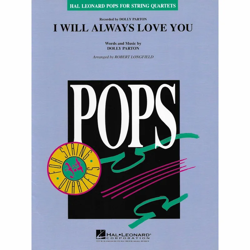 Order Now I Will Always Love You for String Quartet