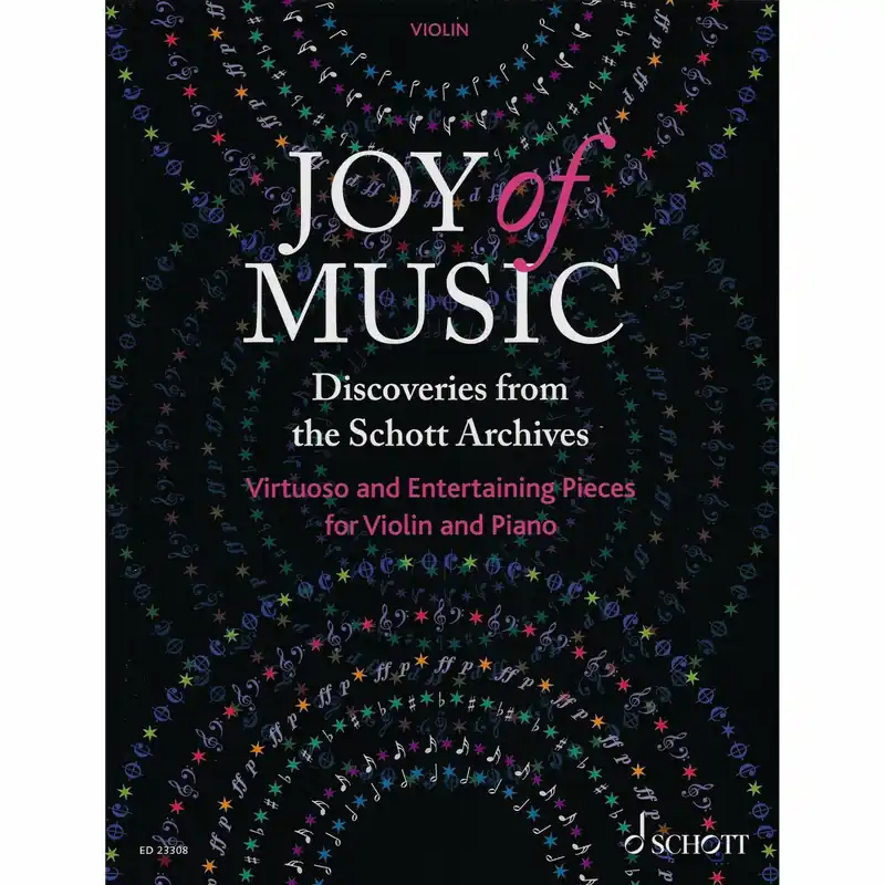 Worldwide Shipping Joy of Music: Virtuoso and Entertaining Pieces for Violin and Piano