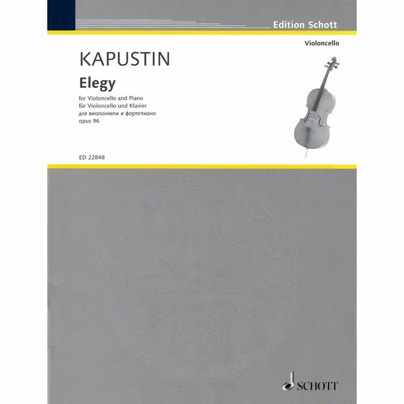 Genuine Kapustin — Elegy, Op. 96 for Cello and Piano