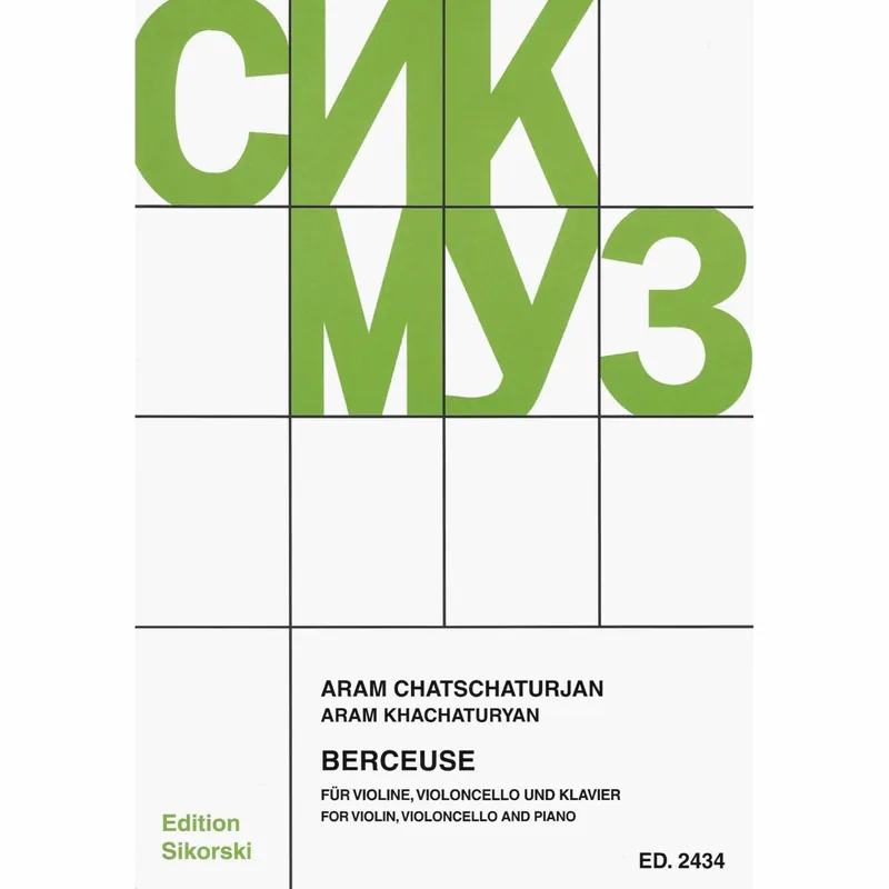 Khachaturian — Berceuse for Violin, Cello, and Piano Seasonal Sale