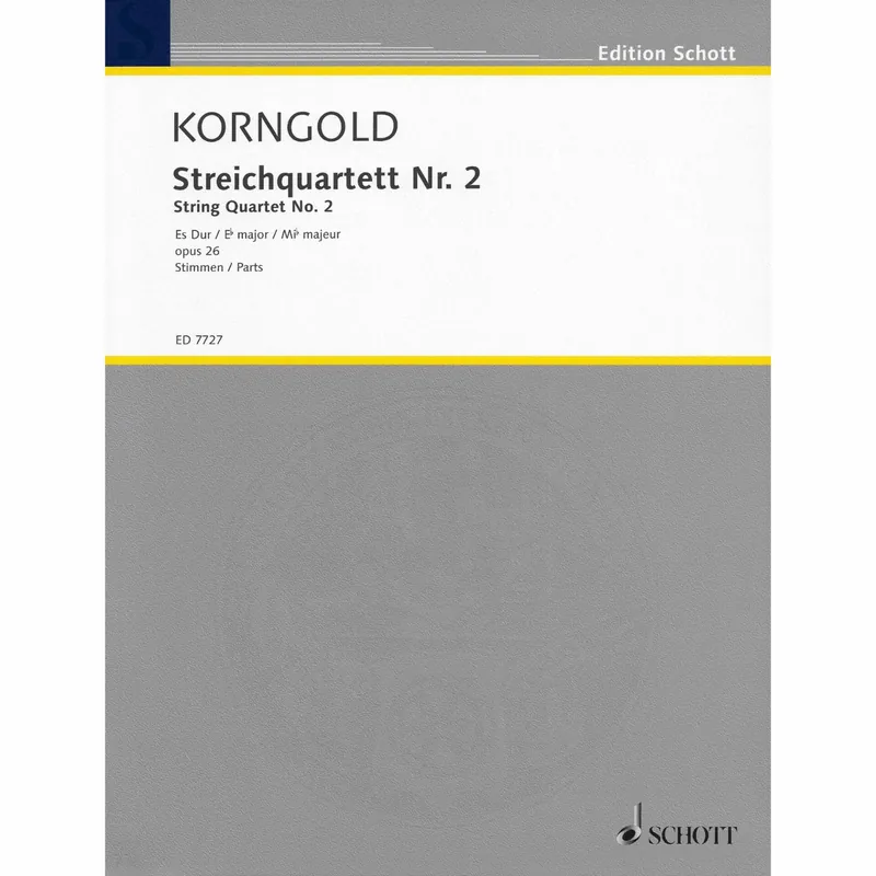 Budget Korngold — String Quartet No. 2 in E-flat Major, Op. 26