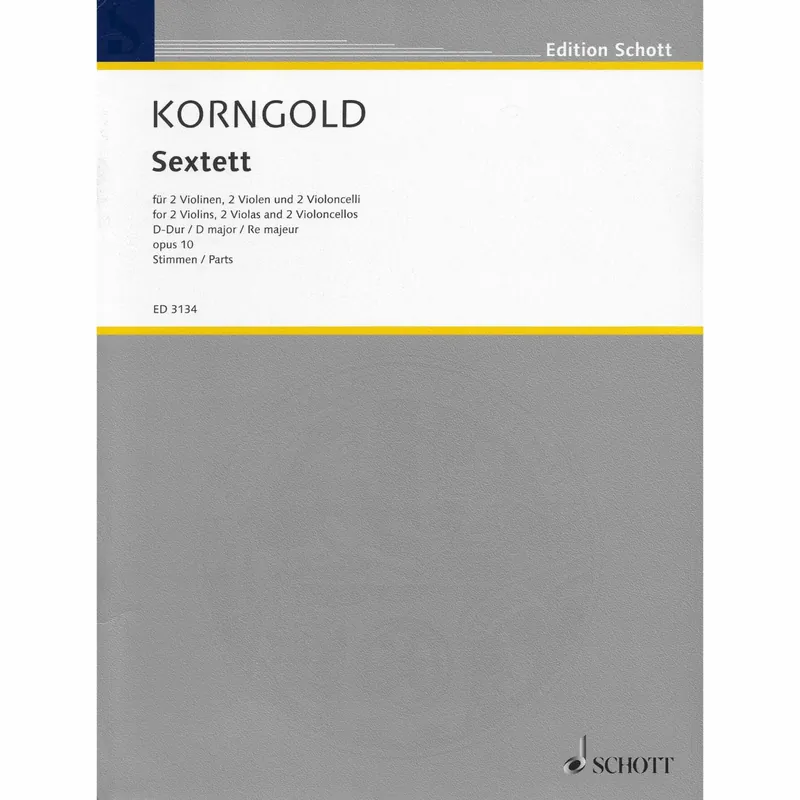 Trusted Brand Korngold — String Sextet in D Major, Op. 10