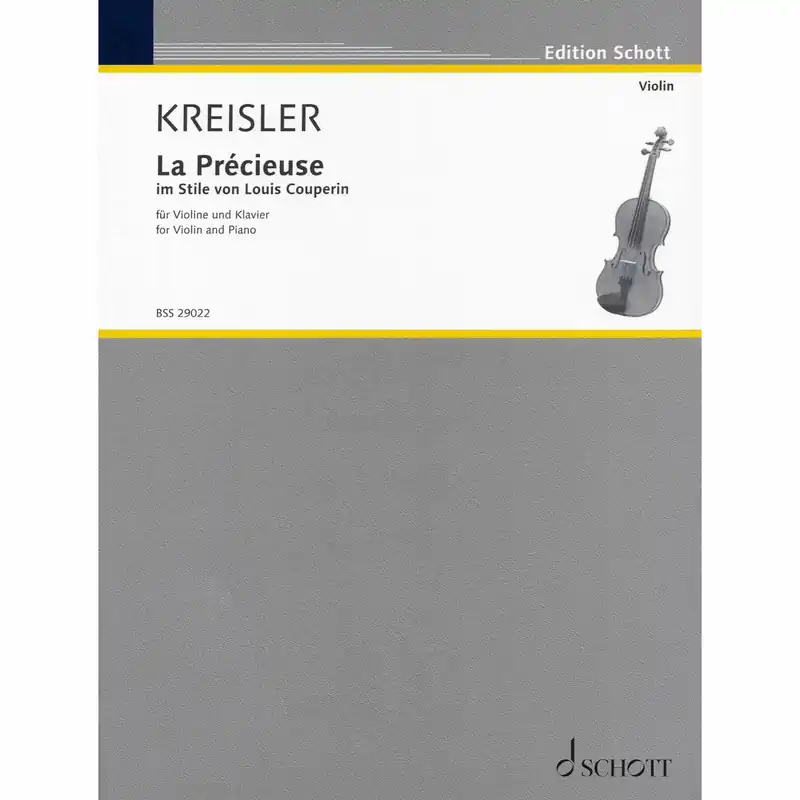 Kreisler — La Precieuse for Violin and Piano Final Sale