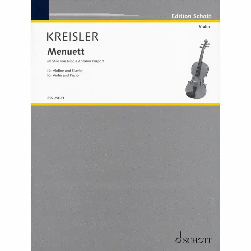 Kreisler — Menuett for Violin and Piano Trending
