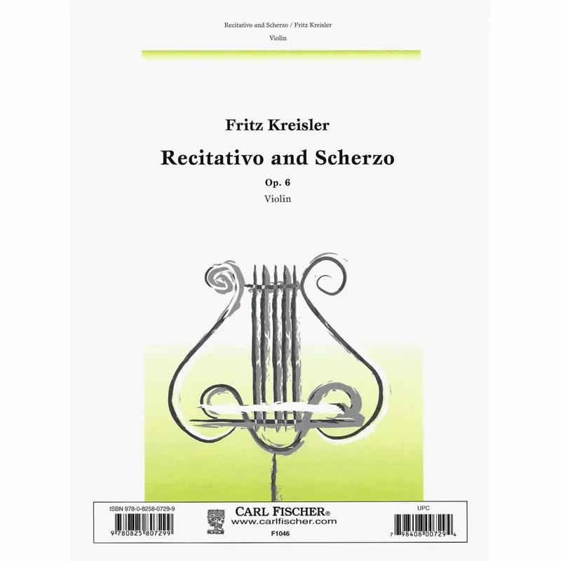 Kreisler — Recitativo and Scherzo, Op. 6 for Solo Violin Holiday Sale