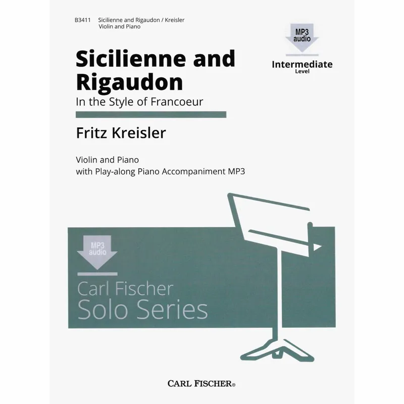 Kreisler — Sicilienne and Rigaudon for Violin and Piano Warranty Included