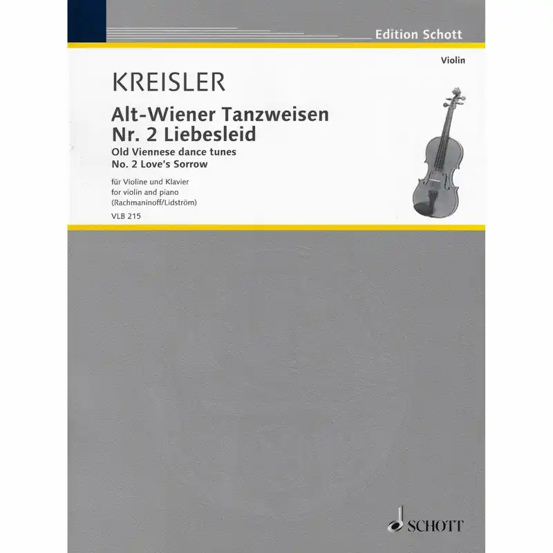 Kreisler/Rachmaninoff — Liebesleid for Violin or Cello and Piano Price Drop