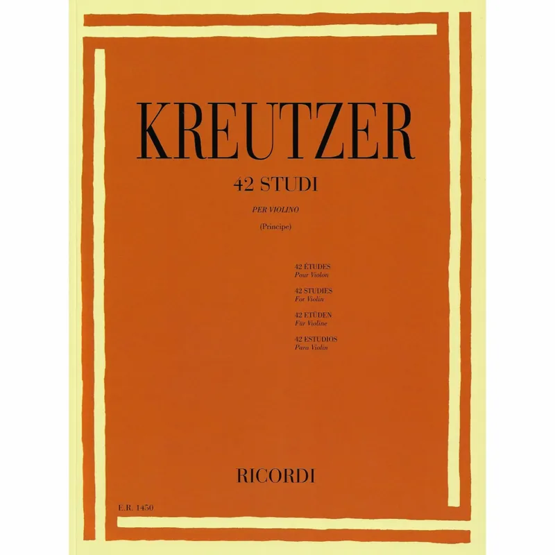 Kreutzer — 42 Studies for Violin Certified