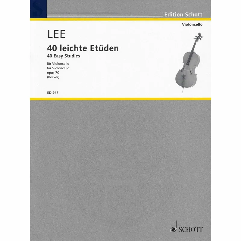 Fresh Stock Lee — 40 Easy Studies, Op. 70 for Two Cellos