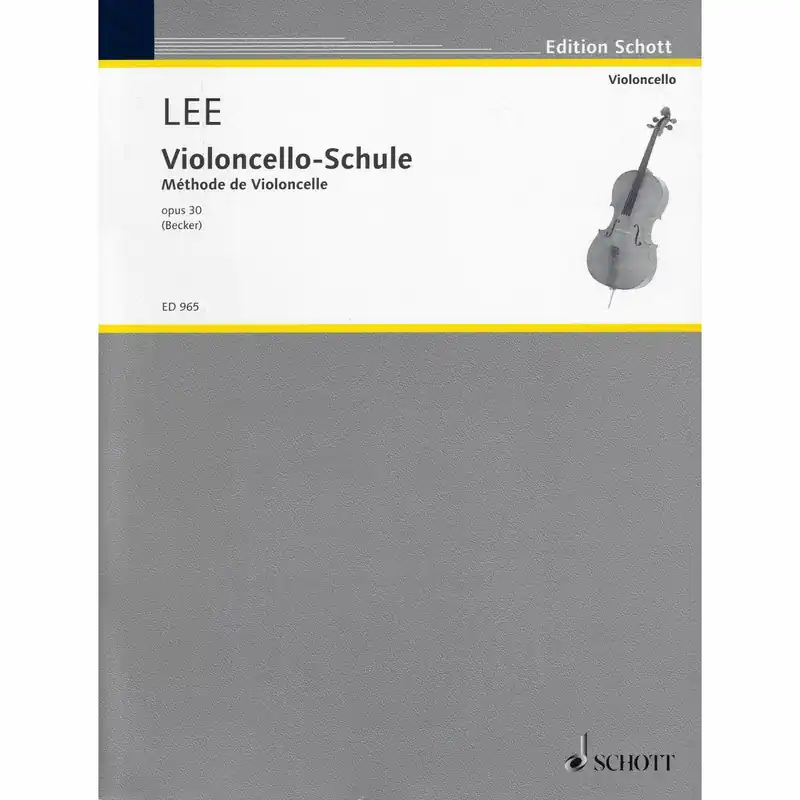 Lee — Violoncello Method, Op. 30 Buy Online