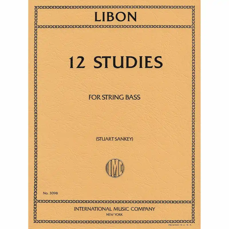 Libon — 12 Studies for Bass Warranty Included