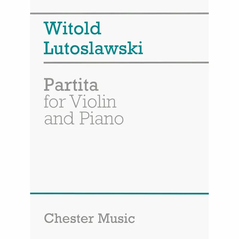 Same Day Shipping Lutoslawski — Partita for Violin and Piano