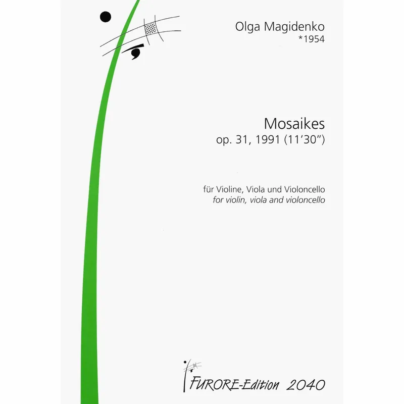 Reduced Price Magidenko — Mosaikes, Op. 31 for Violin, Viola, and Cello