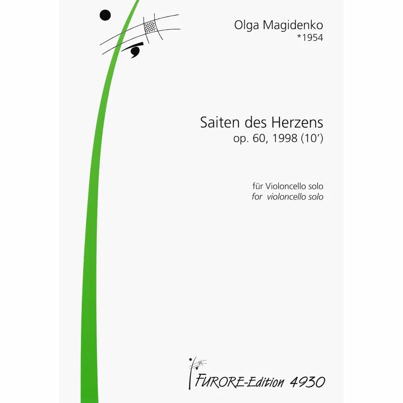 Magidenko — Saiten des Herzens, Op. 60 for Solo Cello In Demand