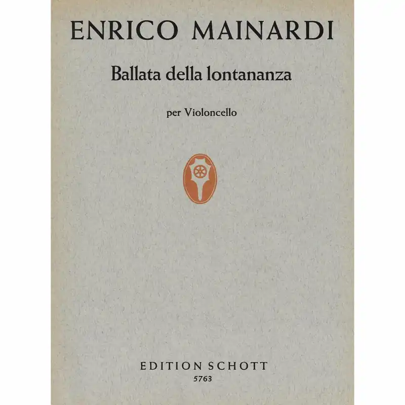 Wholesale Mainardi — Ballata della lontananza for Solo Cello