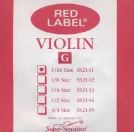 Bargain Red Label violin G 1/16