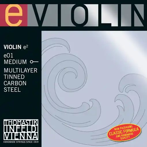 Tin Coated violin E string, Multilayer Carbon Steel, Special Program, by Thomastik-Infeld Direct From Manufacturer