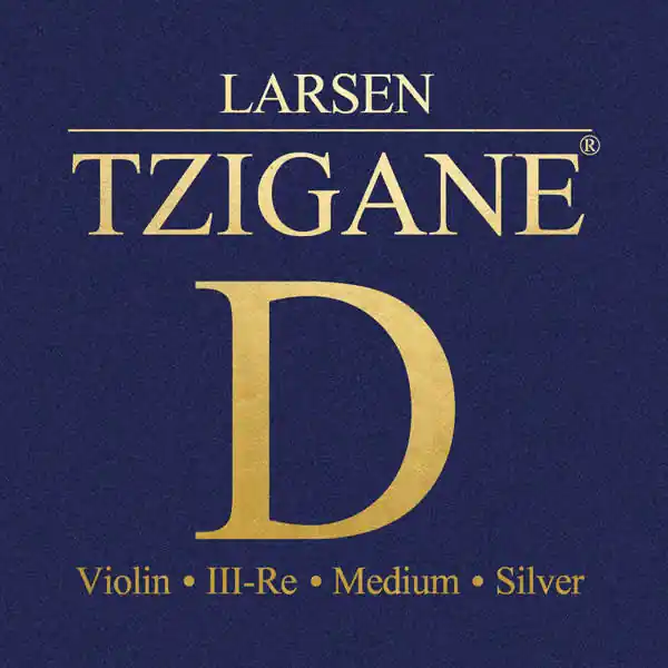 Trusted Brand Tzigane violin D string medium by Larsen, Denmark