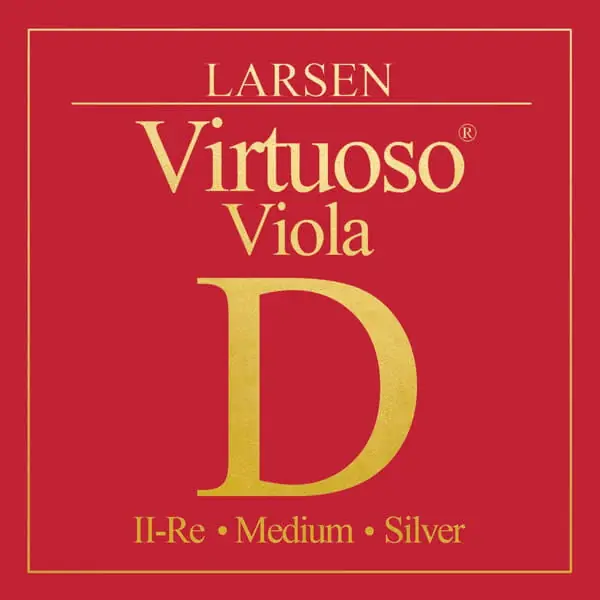 Money Back Guarantee Larsen Virtuoso silver viola D string, Denmark,