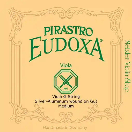 Pirastro EUDOXA viola G string, silver/gut, in envelope, medium Genuine