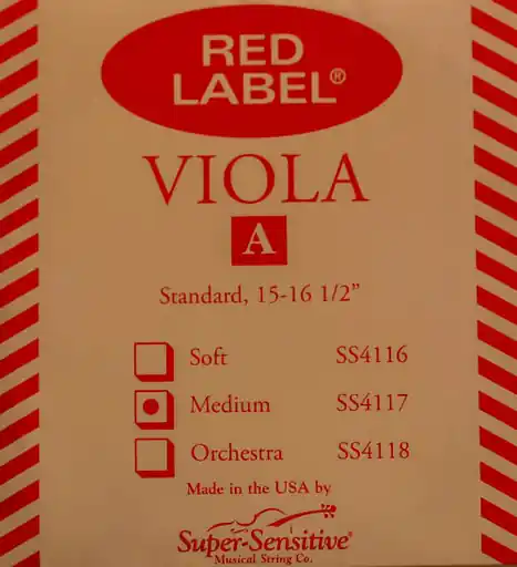 Red Label viola A string New Release