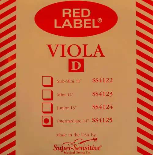 Red Label viola D 14" New Release