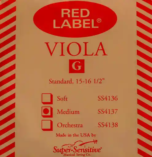 Final Sale Red Label viola G string