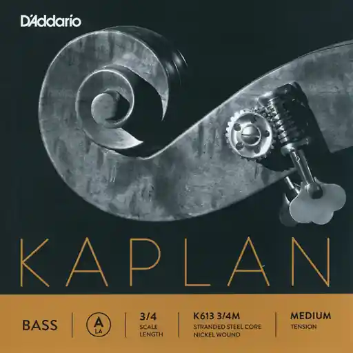 Weekend Sale D'Addario Kaplan 3/4 nickel bass A string, medium