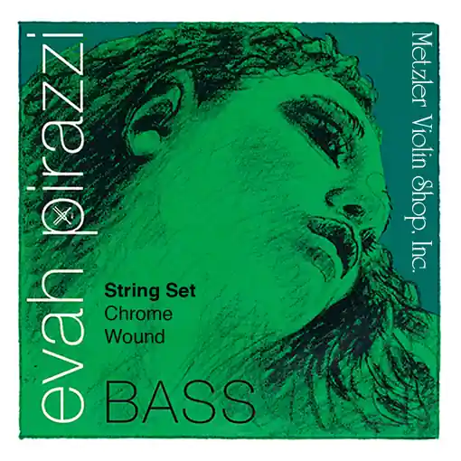Super Sale Pirastro EVAH PIRAZZI bass string set, synthetic-chrome