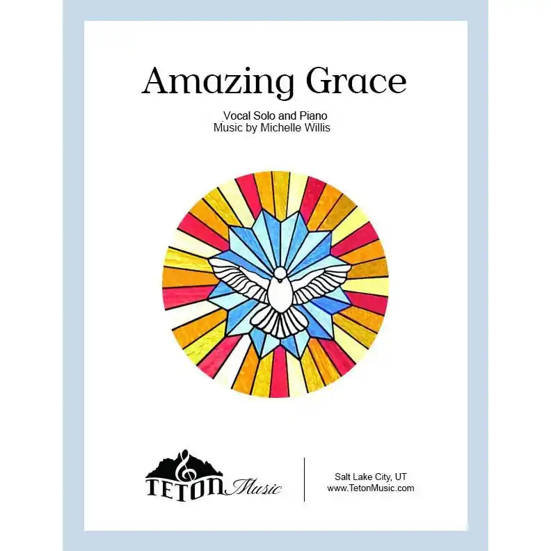 Amazing Grace (Vocal Solo and Piano) Worldwide Shipping