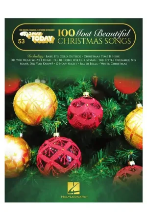 Cheap 100 Most Beautiful Christmas Songs (Easy Piano)