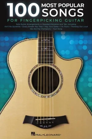 Limited Offer 100 Most Popular Songs for Fingerpicking Guitar