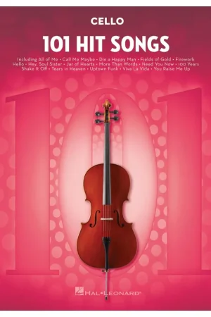 101 Hit Songs for Cello Grab Now