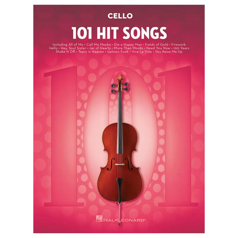 101 Hit Songs for Cello Grab Now