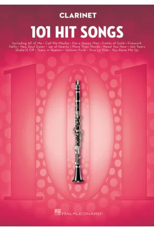 101 Hit Songs for Clarinet Latest