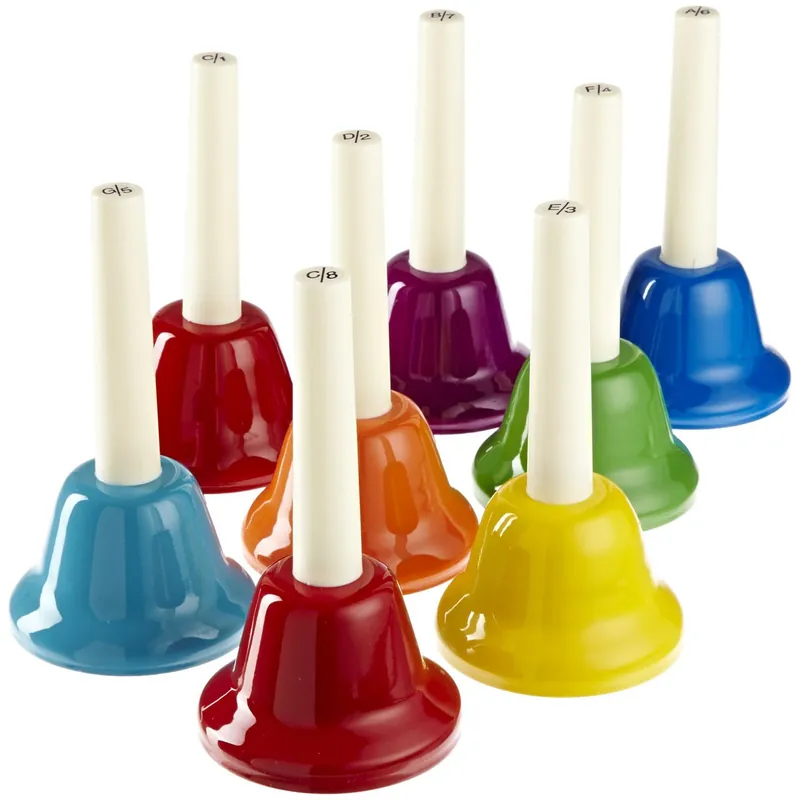Budget KidsPlay 8 Note Diatonic Handbell Set