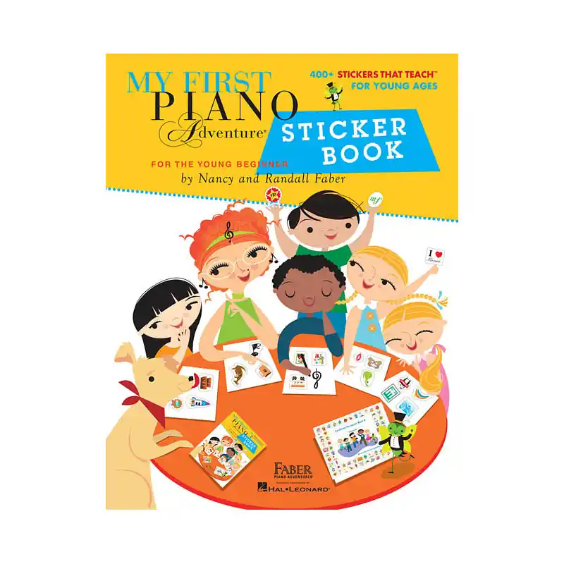 My First Piano Adventure Sticker Book Discount
